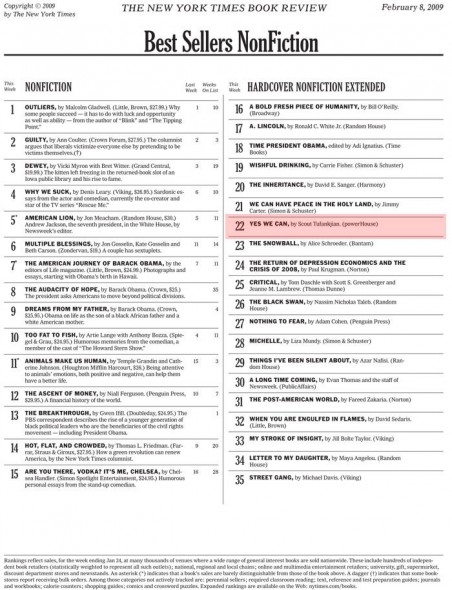 Bestseller List - NY Times