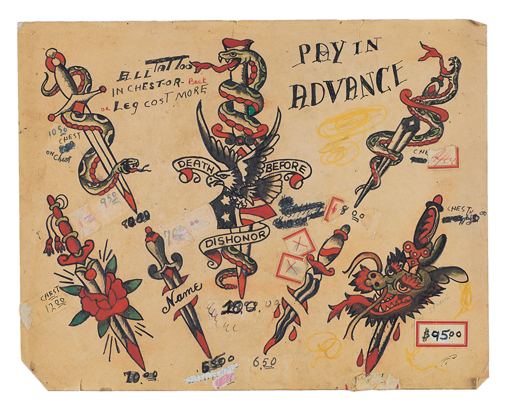Vintage Tattoo Flash: 100 Years of Traditional Tattoos from the