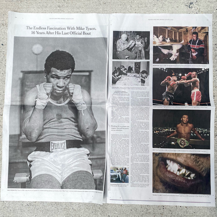 NYT Review Describes Mike Tyson's Enduring Celebrity - powerHouse Books